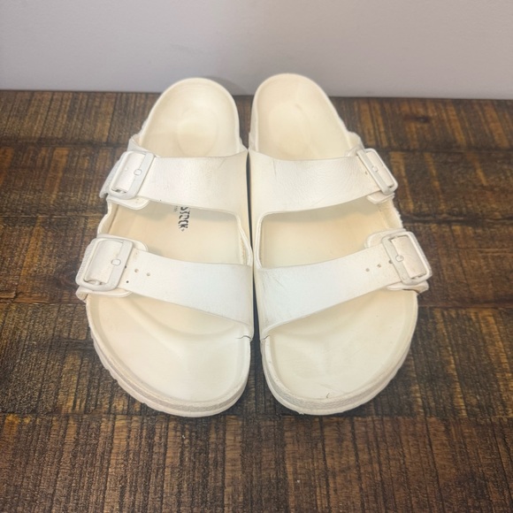 Birkenstock Other - Birkenstock Arizona EVA Men's Slide Sandal EU 44 US 11 Eggshell White Water NEW